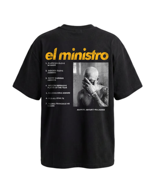 Blonde Manny Tee (Black)