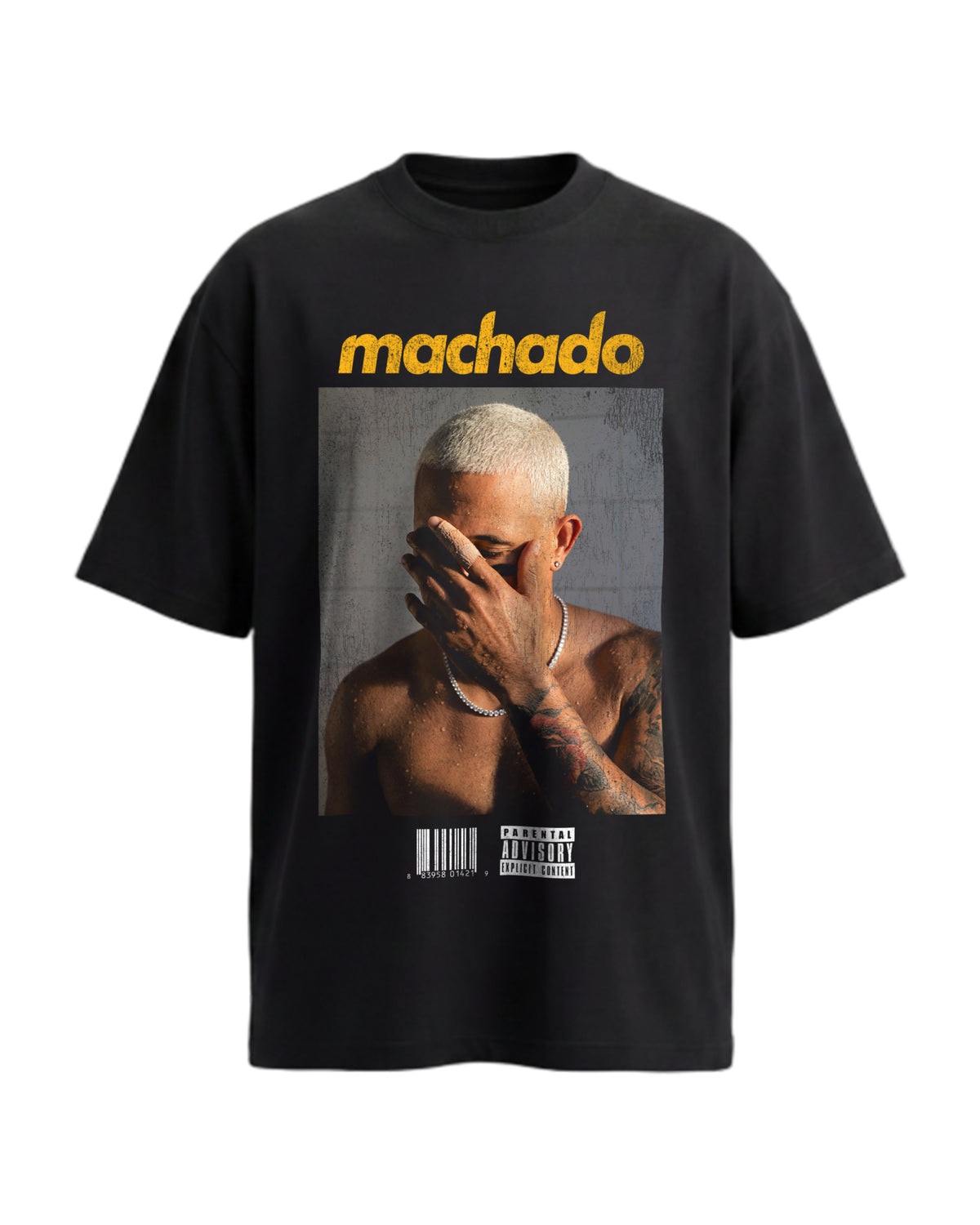 Blonde Manny Tee (Black)